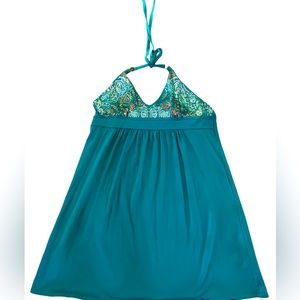 Victorias Secret Bra Top Sequin Halter Top Dress